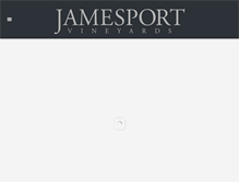 Tablet Screenshot of jamesportwines.com